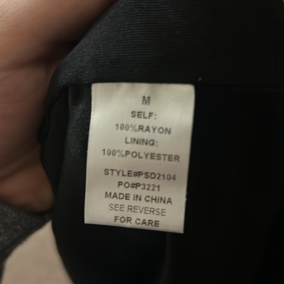 Neutral Floral Polagram Dress - Picture 5 of 5